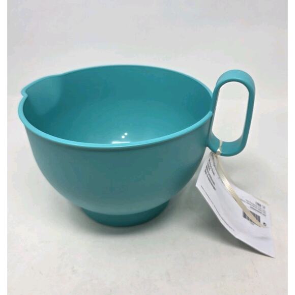 Pampered Chef Kids Large Teal Mixing Bowl - Picture 1 of 5